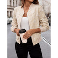 Women's Cropped Parisian-Inspired Varsity Jacket